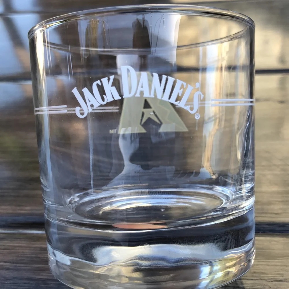 Jack Daniel's Arizona Diamondbacks Rocks Glass x6